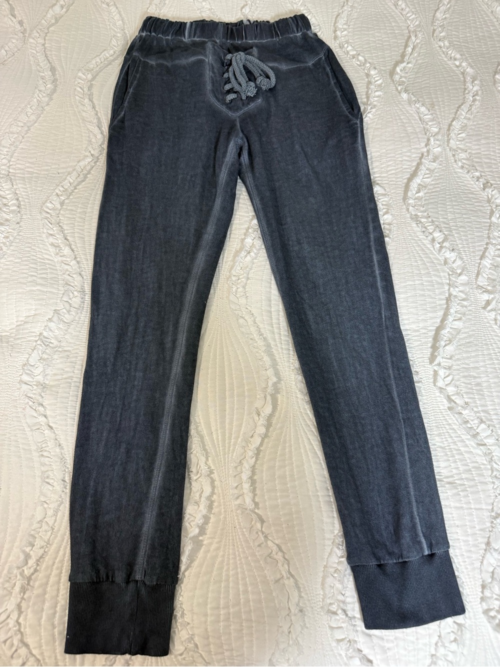 POL Women's Charcoal Drawstring Jogger Sweatpants